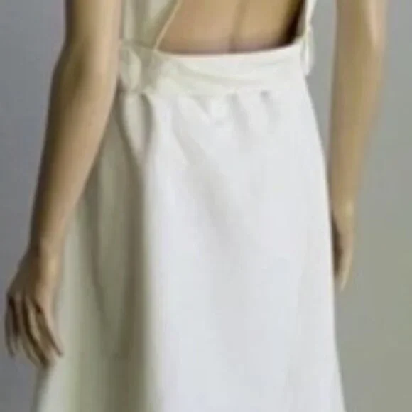 Stella McCartney Creme Sleeveless Dress Backless last day of sale January 30